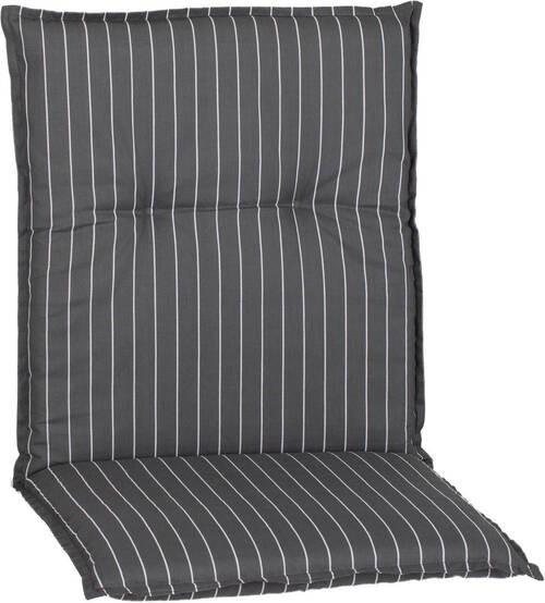 Niederlehner Auflagen 4er-Set Belm 100x50x6cm Grau/Weiß - Weiß/Grau, Basics, Textil (100/50/6cm)
