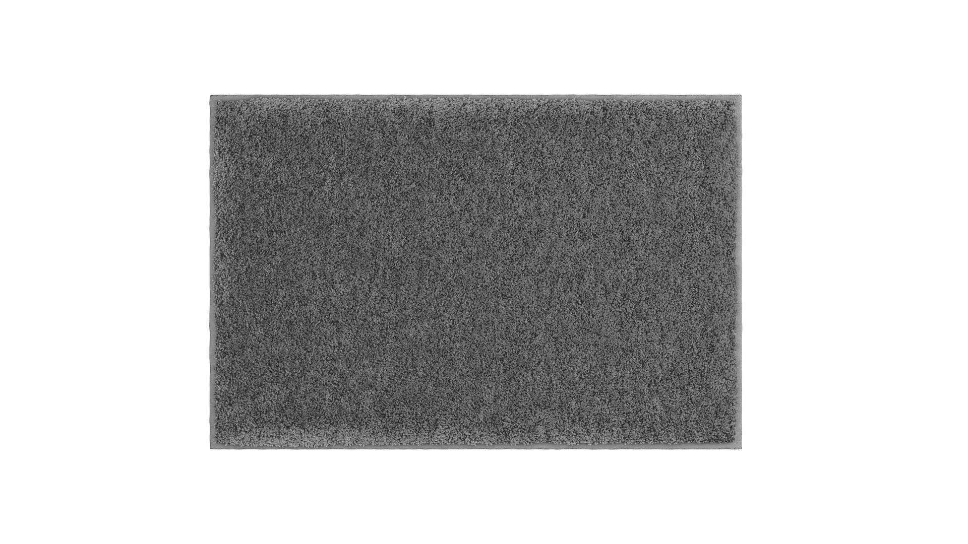 Badematte Terazzo - Anthrazit, Basics, Textil (60/90cm) - Grund