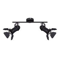 Strahler 2-flammig Verstellbar L: 54 Cm - Schwarz, Trend, Metall (54/16/26,5cm) - Globo