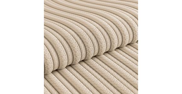 Megasofa Pelle-Megasofa - Wengefarben/Beige, Trend, Textil (261/124cm) - Luca Bessoni