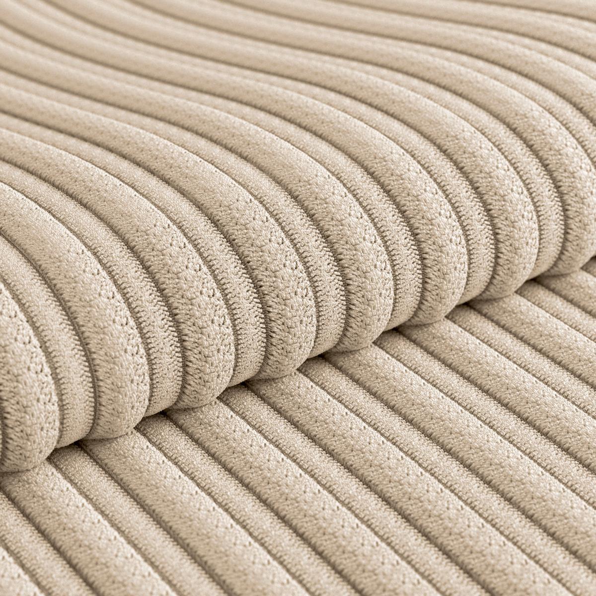 Megasofa Pelle-Megasofa - Wengefarben/Beige, Trend, Textil (261/124cm) - Luca Bessoni