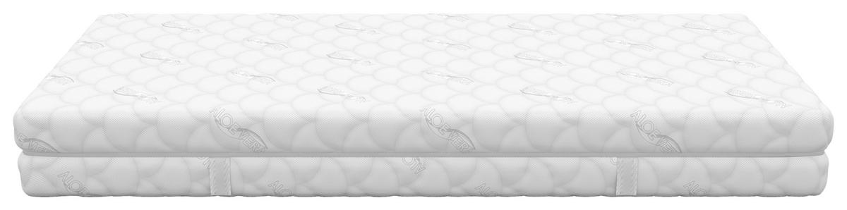 Komfortschaummatratze Casa 80x200 cm H2+h3 H: 24 cm - Weiß, Textil (80/200cm) - Primatex Deluxe