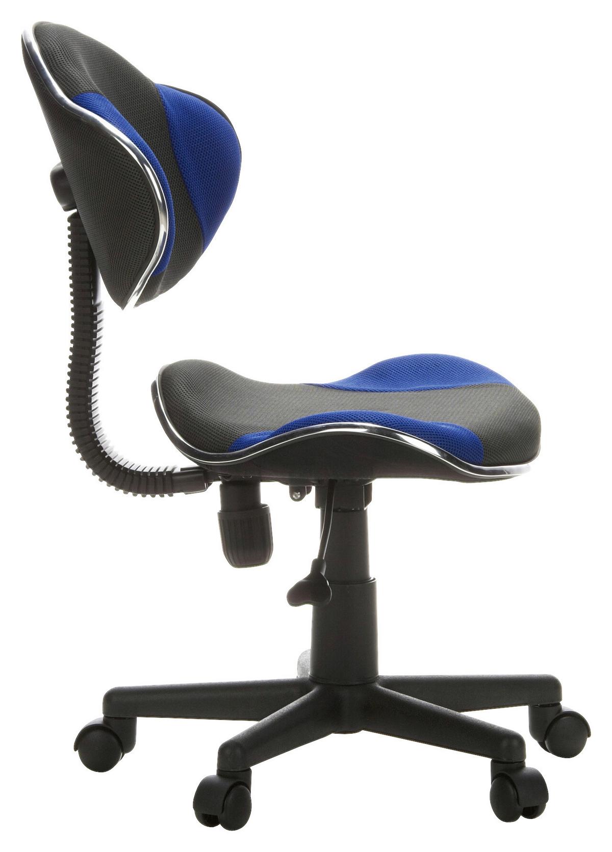 Jugenddrehstuhl Kiddy Gti 2 Blau/Grau - Blau/Grau, Basics, Kunststoff (45/86-101/42cm) - MID.YOU