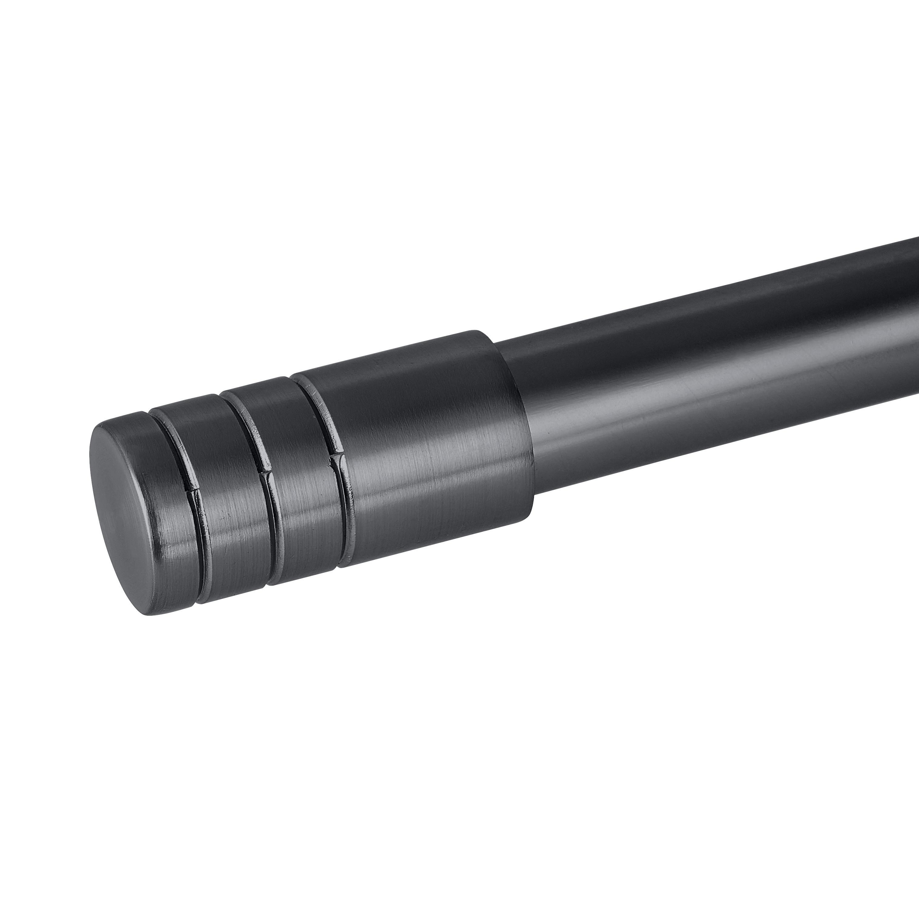 GARNÝŽ S PŘÍSLUŠENSTVÍM Rillcube, 210/1,9/1,9cm - tmavě šedá, kov (210-400cm) - Premium Living