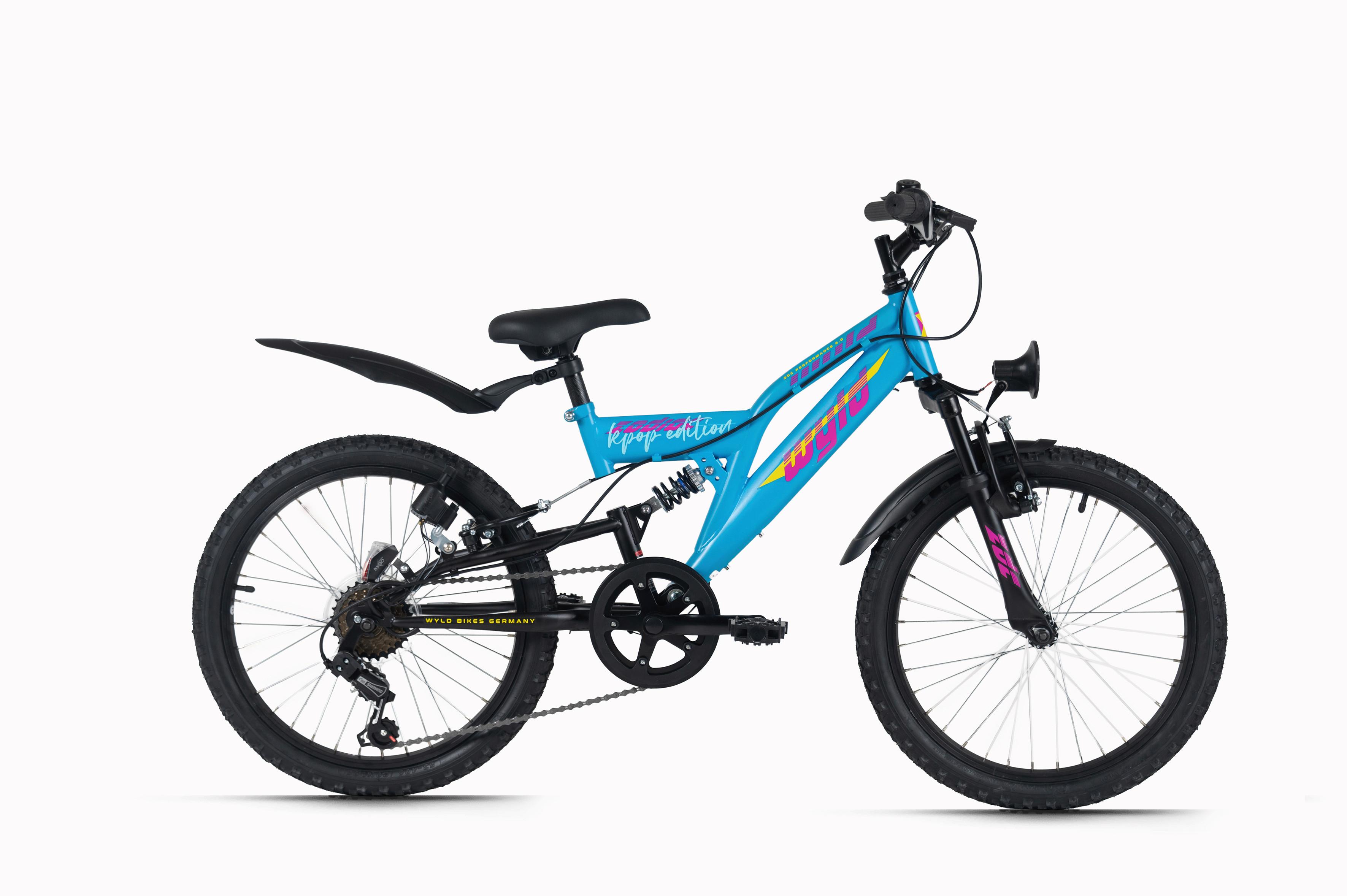 WYLD MTB FULLY ATB 20'' Zodiac blau/Pink - Blau, LIFESTYLE, Metall