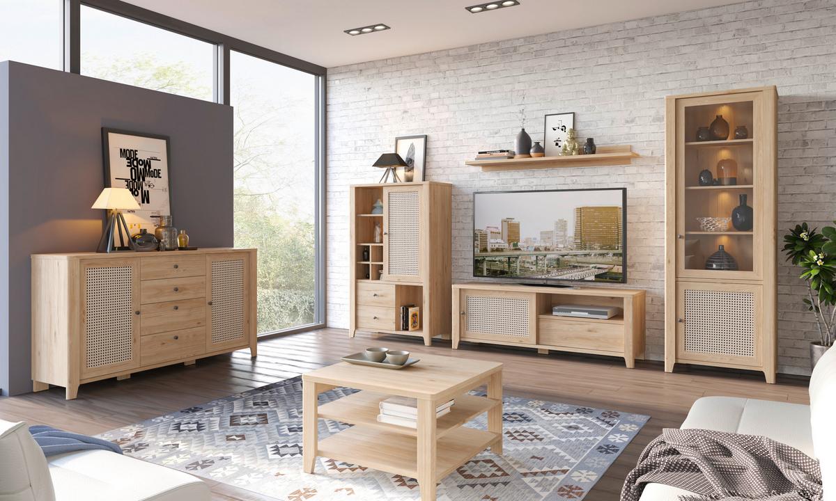 Dohányzóasztal Cestino - Modern, faalapú anyag (68/43,8/68cm)
