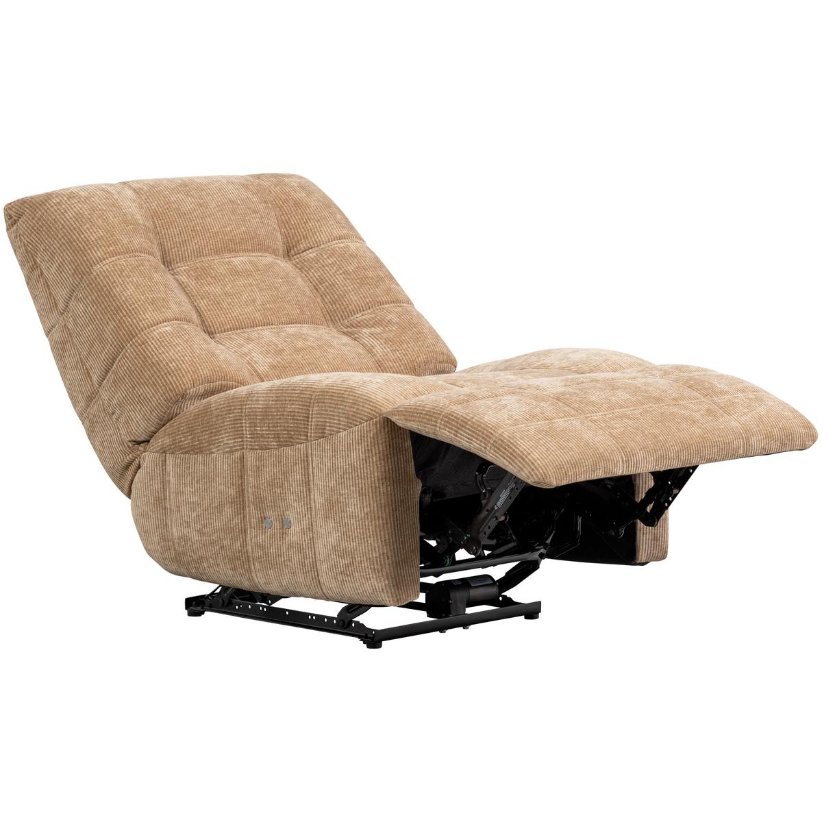 Relaxsessel Hein Hellbraun B: 98cm - Hellbraun, Design, Textil (98/94/83cm) - Livetastic