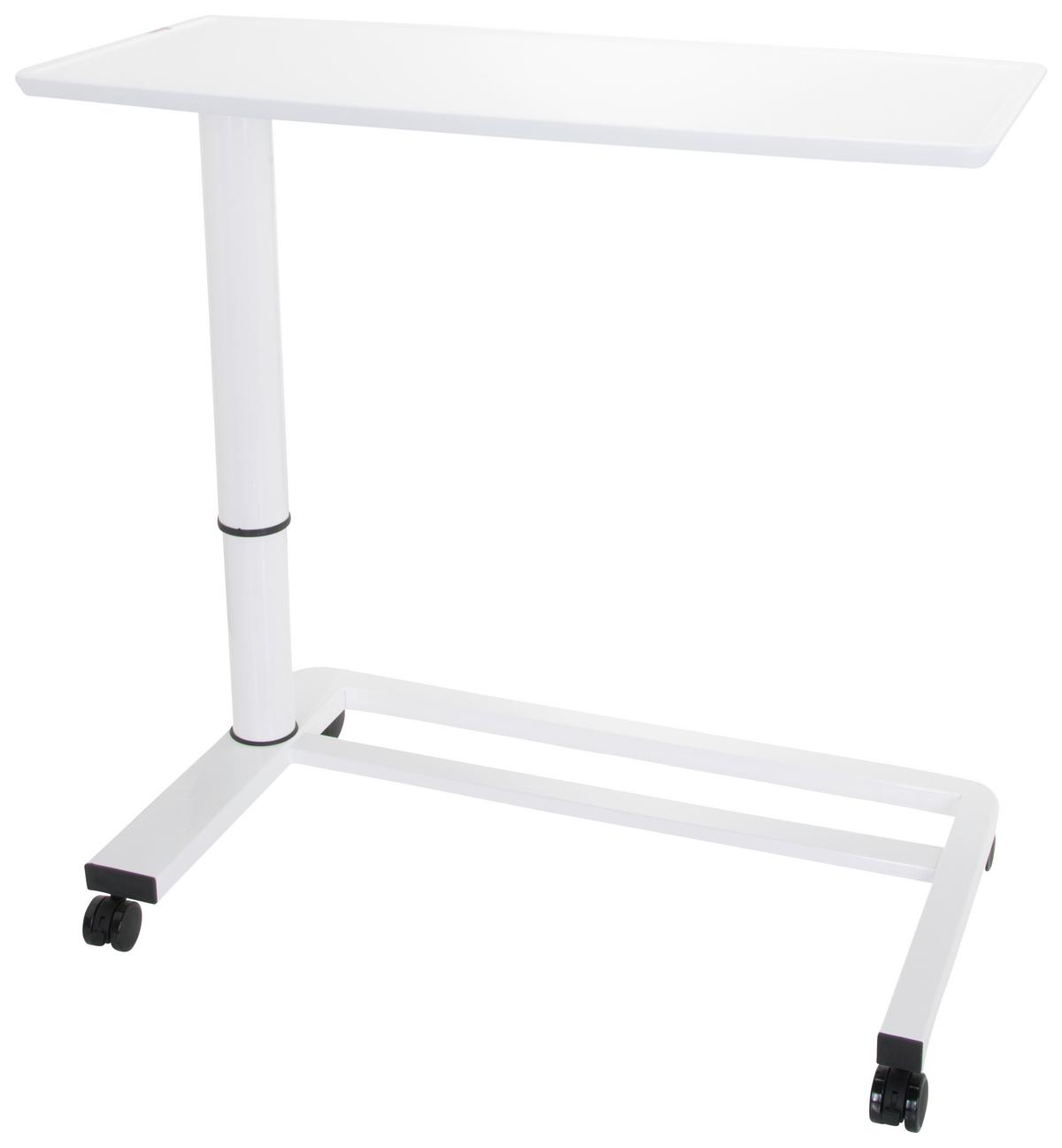 Beistelltisch Stand Ii Höhenverstellbar  Weiß - Weiß, Basics, Holzwerkstoff/Kunststoff (90/42/67cm) - MID.YOU