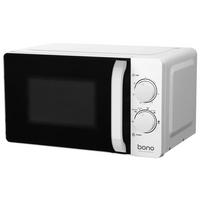 Mikrowelle Madison Schwarz / Weiß 700 W 6 Leistungsstufen - Schwarz/Weiß, KONVENTIONELL, Kunststoff/Metall (45,1/34,3/25,8cm) - Bono