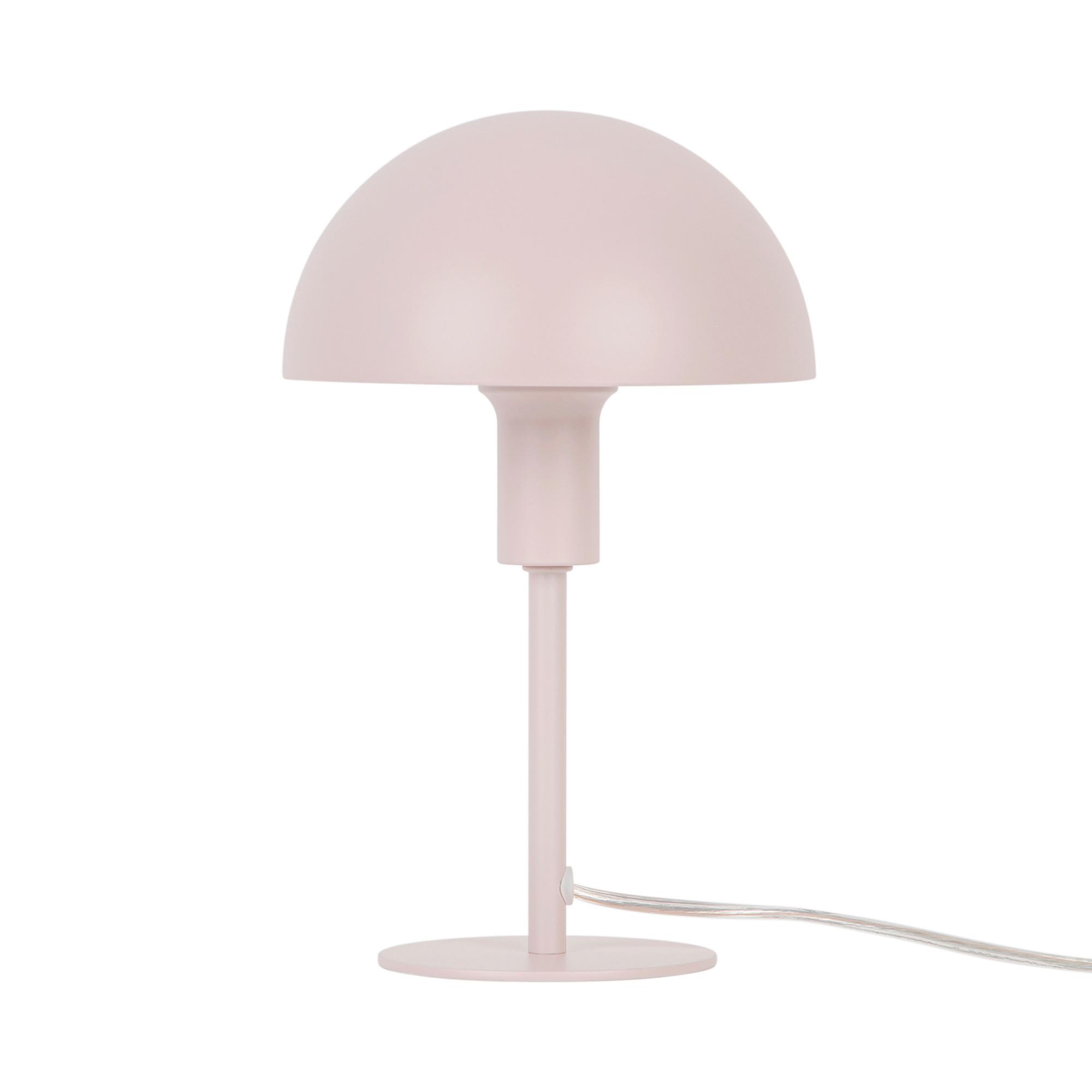 Tischleuchte Ellena Mini Rosa D: 16 cm - Rosa, Design, Metall (16/25cm) - Nordlux