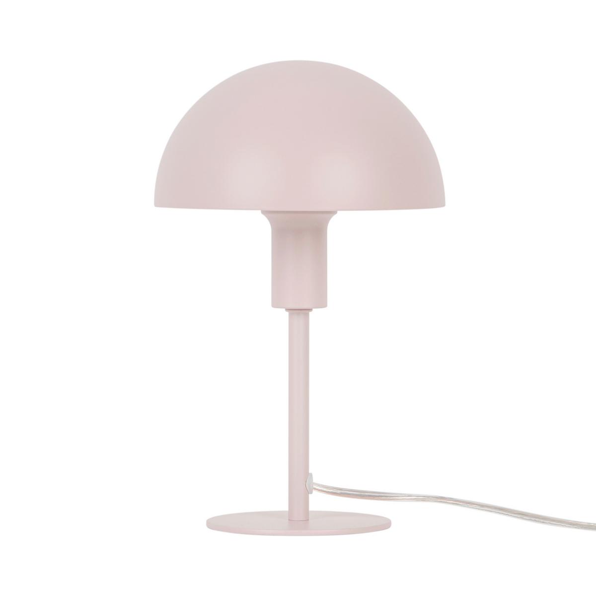 Tischleuchte Ellena Mini Rosa D: 16 cm - Rosa, Design, Metall (16/25cm) - Nordlux
