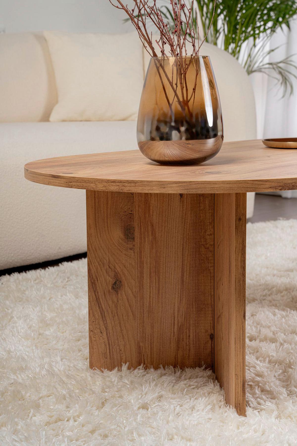 Couchtisch Sable Pinienfarben B: 119cm - Pinienfarben, Design, Holzwerkstoff (119/40/60cm) - MID.YOU