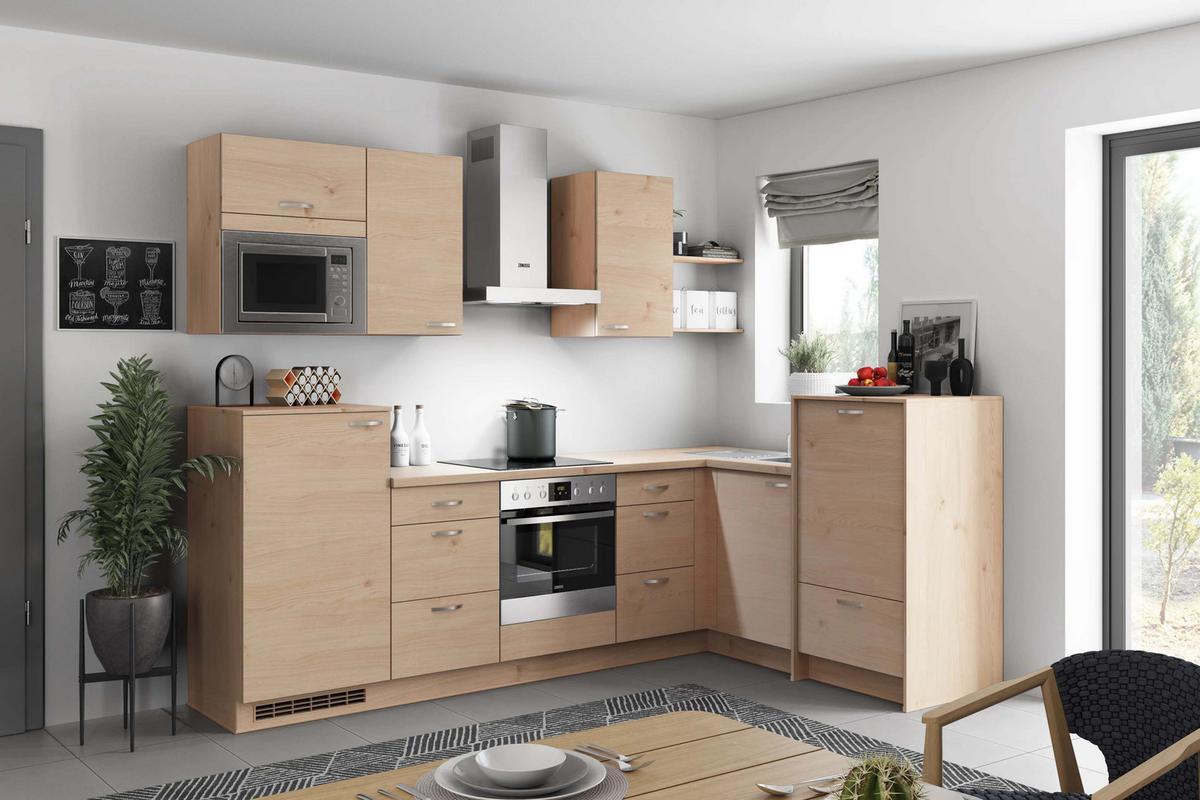 Eckküche Plan - Wildeiche, MODERN, Holzwerkstoff (280/178cm) - Express