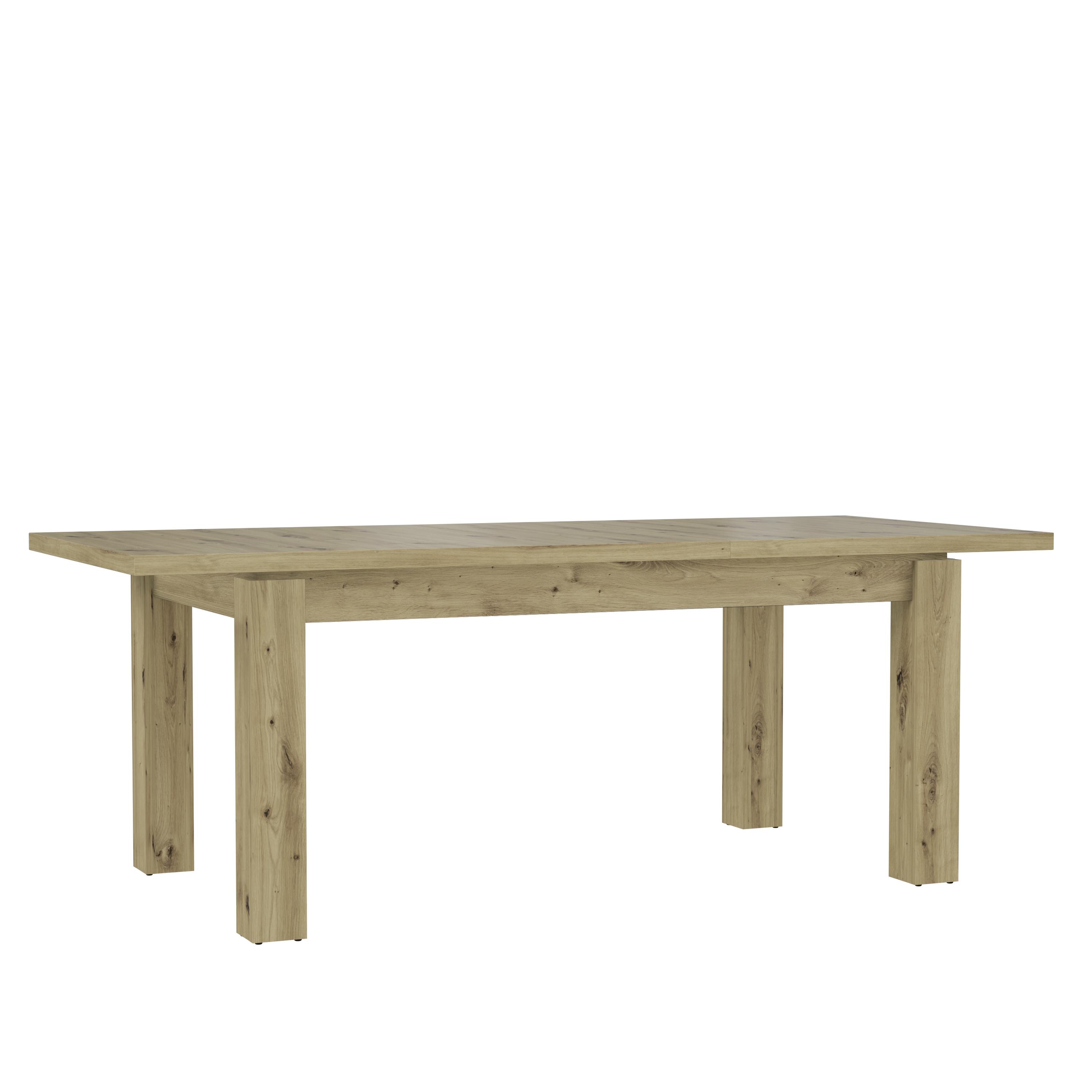 Esstisch ausziehbar Trondheim 160x90 cm Eiche Dekor - Eichefarben, MODERN, Holzwerkstoff/Kunststoff (160/90/76cm) - MID.YOU