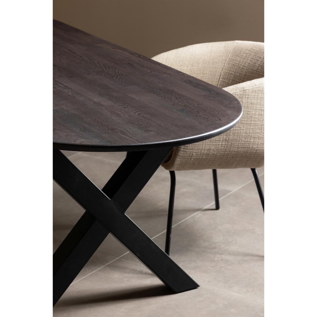 TISCHGESTELL Tablo Schwarz B: 79cm - Schwarz, MODERN, Metall (79/72/10cm) - Livetastic