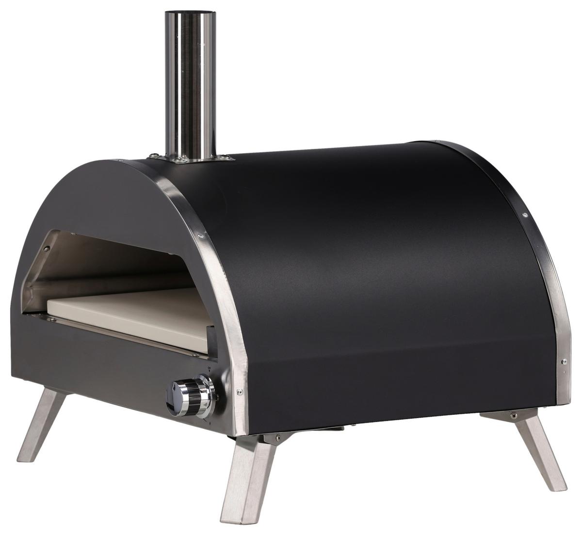 Pizzaofen Kerang Silberfarben - Silberfarben, KONVENTIONELL, Metall (56,3/56,5/54cm) - Gardenson