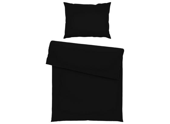 Posteľná Bielizeň Iris - čierna, textil (140/200cm) - Modern Living Posteľná Bielizeň Iris - čierna, textil (140/200cm) - Modern Living