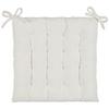 Sitzkissen Anika - Weiß, ROMANTIK / LANDHAUS, Textil (40/40/4cm) - James Wood