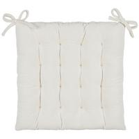 Sitzkissen Anika - Weiß, ROMANTIK / LANDHAUS, Textil (40/40/4cm) - James Wood