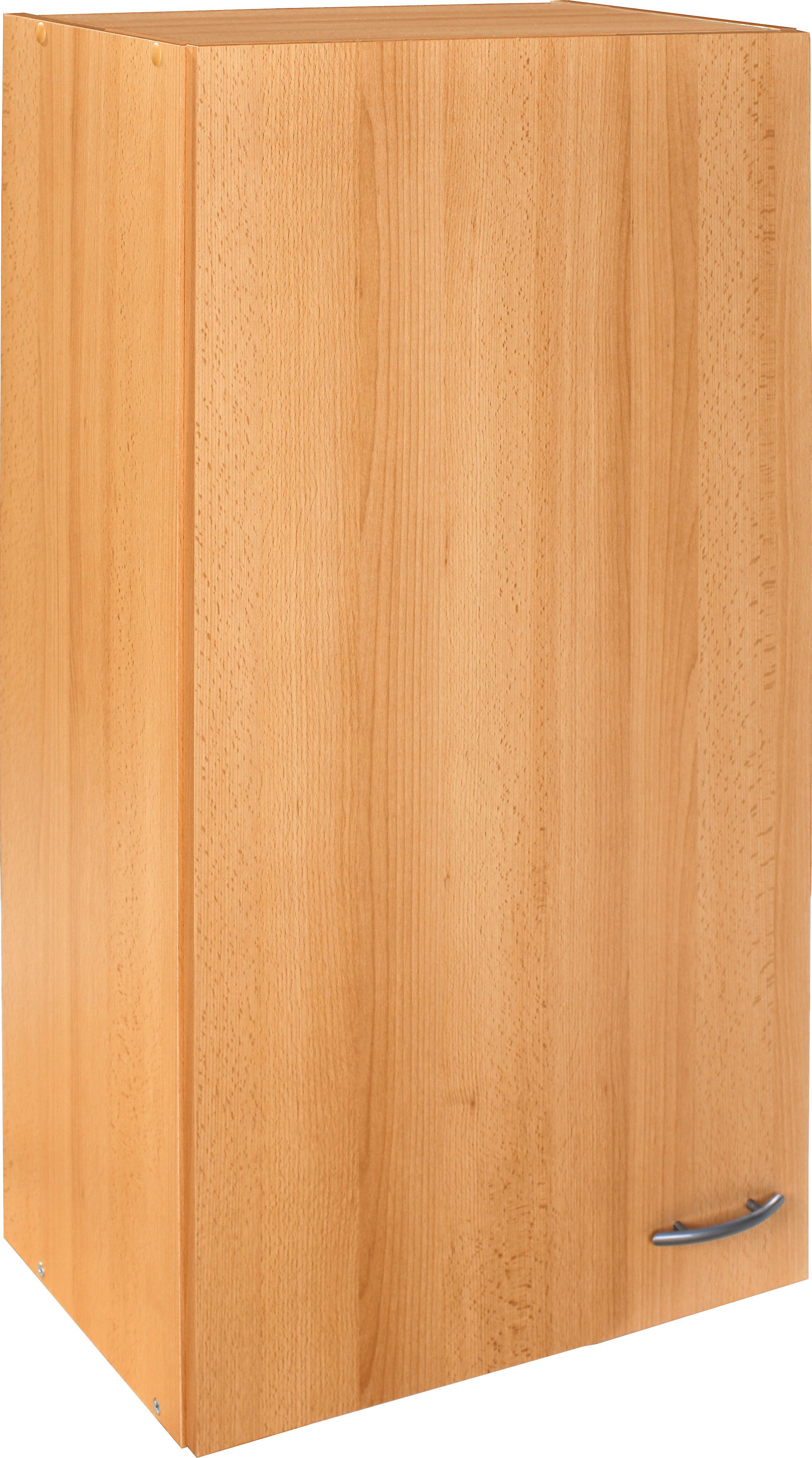 Horná Kuchynská Skrinka Nano H 50-89 - sivá/farby buku, Moderný, kompozitné drevo/plast (50/89/32cm) - MID.YOU