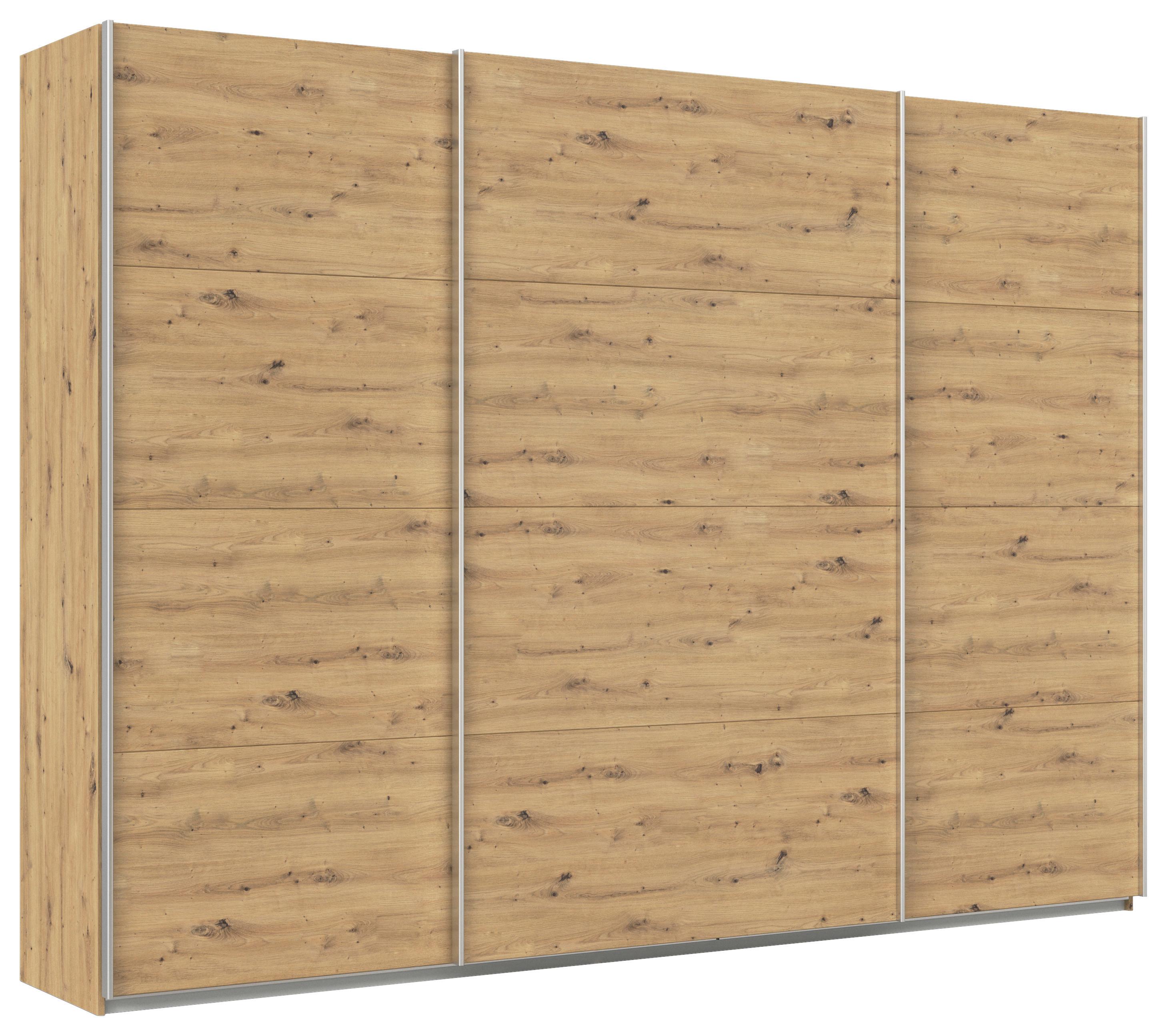 Schwebetürenschrank B: 315cm Feldkirch Eiche Dekor - Eiche Artisan, MODERN, Holzwerkstoff (315/229/62cm)