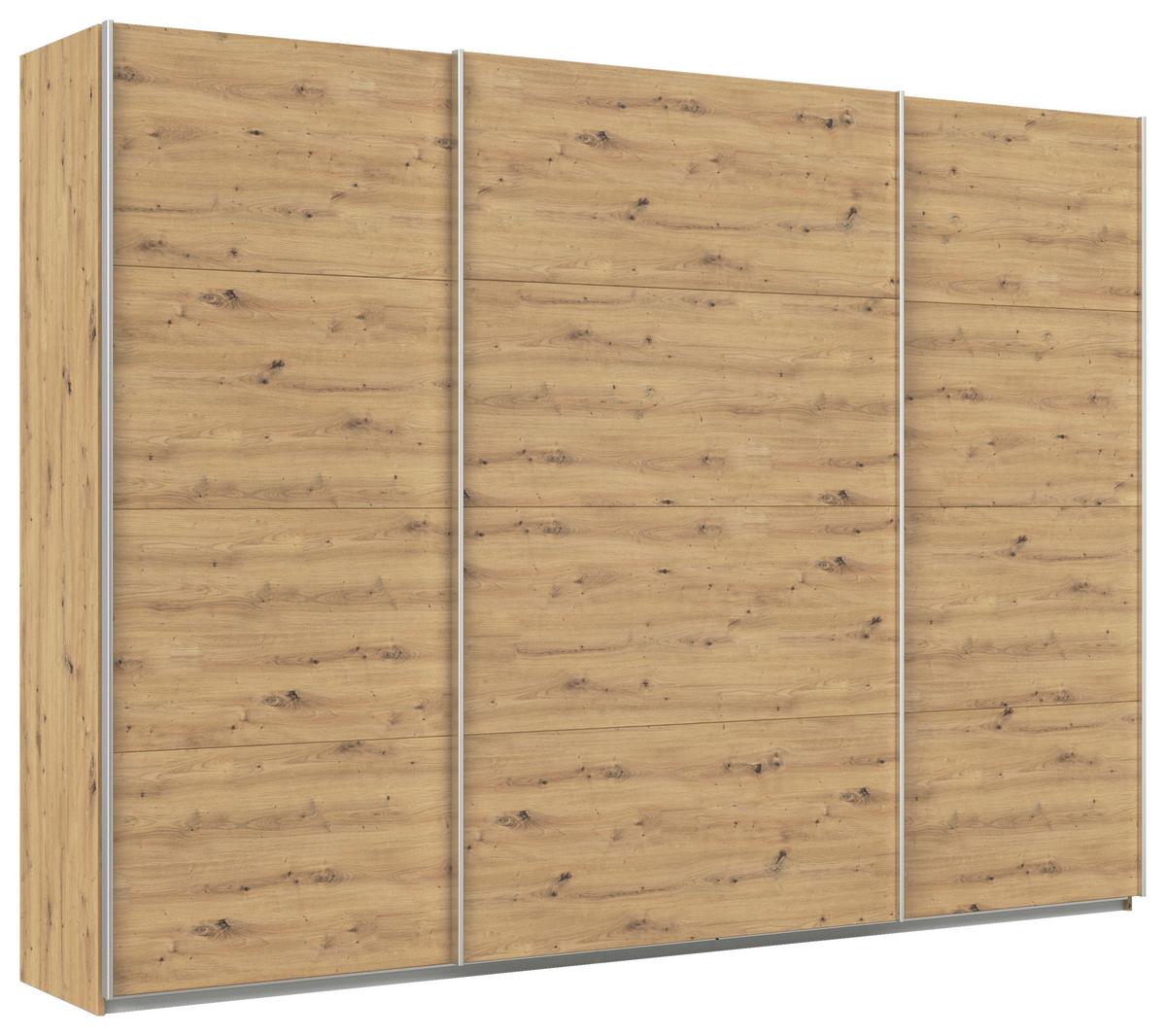 Schwebetürenschrank B: 315cm Feldkirch Eiche Dekor - Eiche Artisan, MODERN, Holzwerkstoff (315/229/62cm)