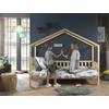 Hausbett Dallas 90x200 Cm Kiefer Natur Echtholz - Naturfarben/Kieferfarben, MODERN, Holz (90/200cm) - MID.YOU