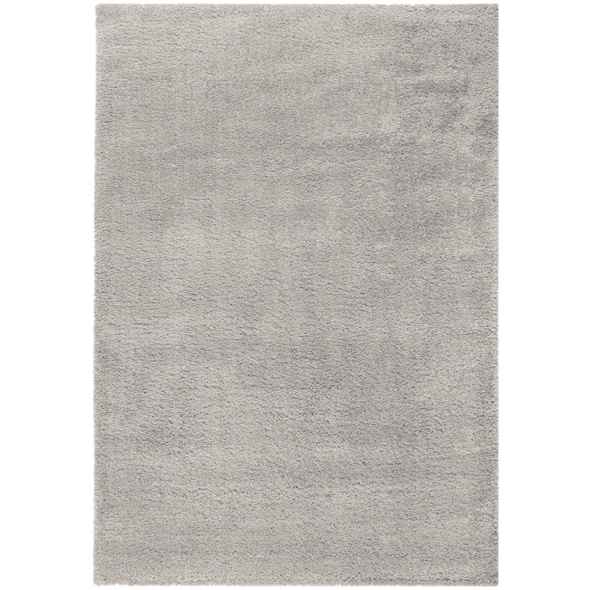 Läufer Feather Soft Grau 160x230 - Hellgrau/Grau, Basics, Textil (160/230cm)