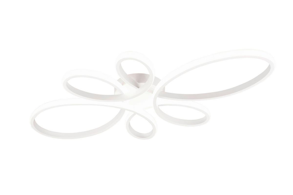 Led-deckenleuchte 645619131 Fly - Weiß, KONVENTIONELL, Kunststoff/Metall (83/7,5/45,5cm) - Trio Leuchten