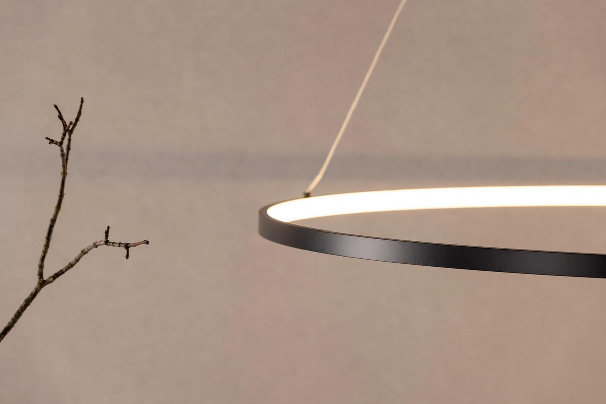Hängeleuchte Rödäng X Josefin Lustig - Schwarz, Basics, Metall (100/6/100cm) - P & B