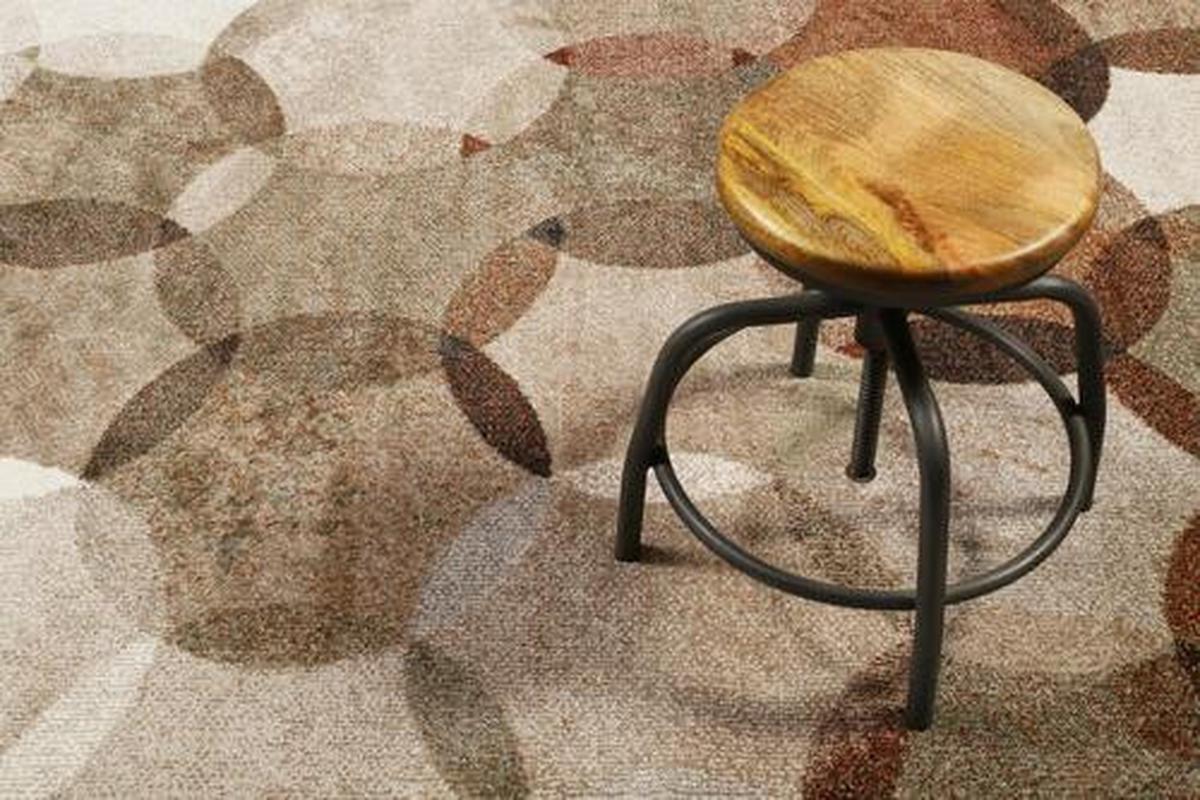 Webteppich Beige/braun Graphik Modernina 80x150 Cm - Rotbraun/Beige, Design, Textil (80/150cm) - Esprit