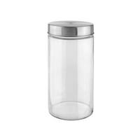 DÓZA NA POTRAVINY MAGNUS - 1,45L - číra/farba ušľachtilej ocele, Modern, kov/sklo (11,5/22,5cm) - Mömax