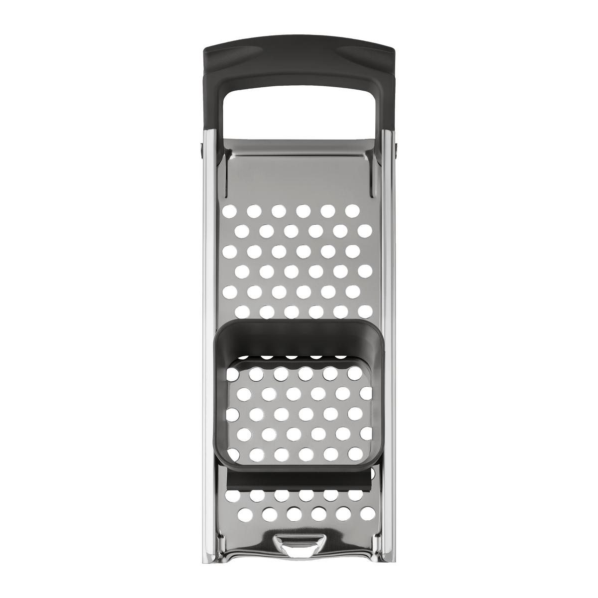 Strúhadlo na špecle KIKI - farba ušľachtilej ocele/tmavosivá, Konventionell, kov/plast (33/11cm) - Mömax