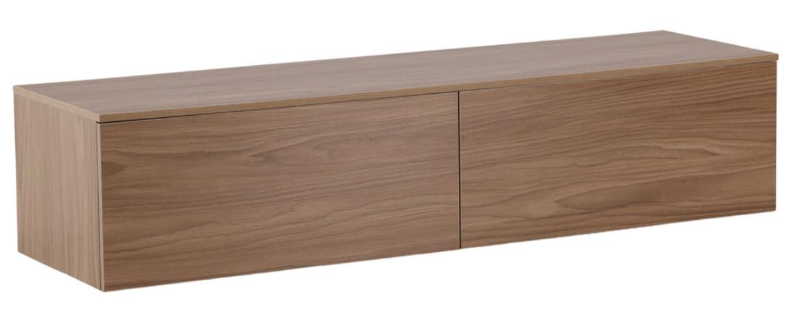 Lowboard Frihamn - Braun, Design, Holz (160/35/45cm) - Livetastic