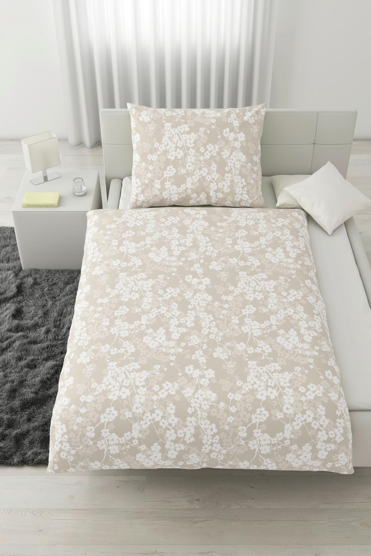 Posteľná bielizeň Catrin, 70/90 140/200cm - béžová, Lifestyle, textil (140/200cm) - Modern Living