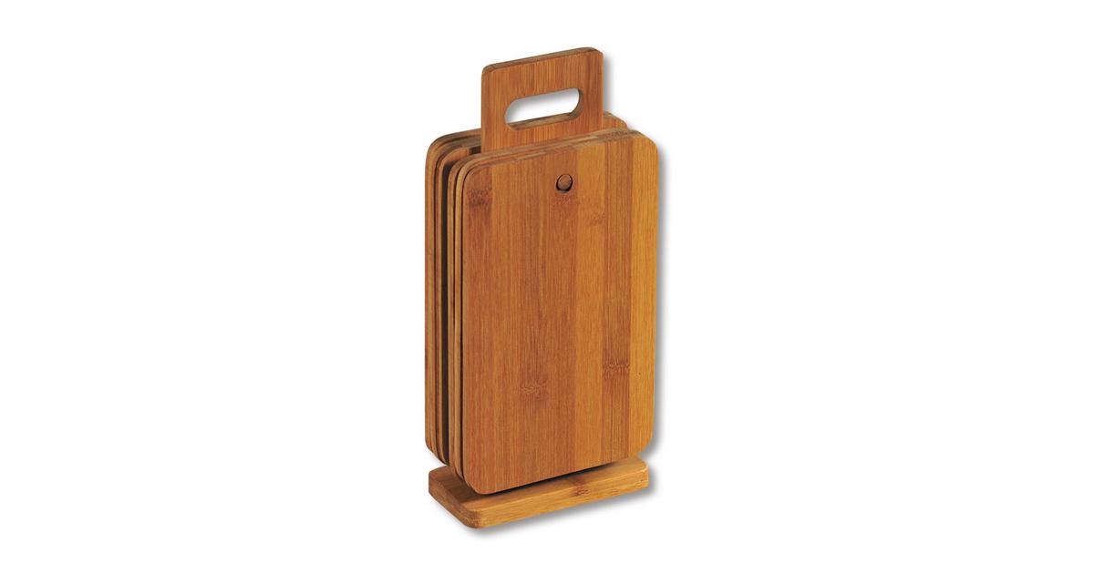 Kesper Brettchenstnder Holz7-Teilig Bambus