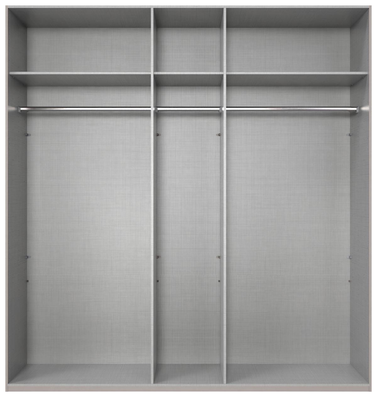 Drehtürenschrank New York Graphitfarben B:225cm - Graphitfarben, MODERN, Holzwerkstoff (225/236/58cm) - MID.YOU