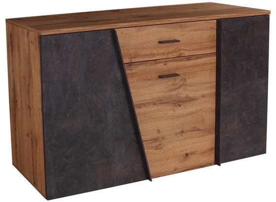 Sideboard In Eiche Dekor Und Betonoptik Entdecken