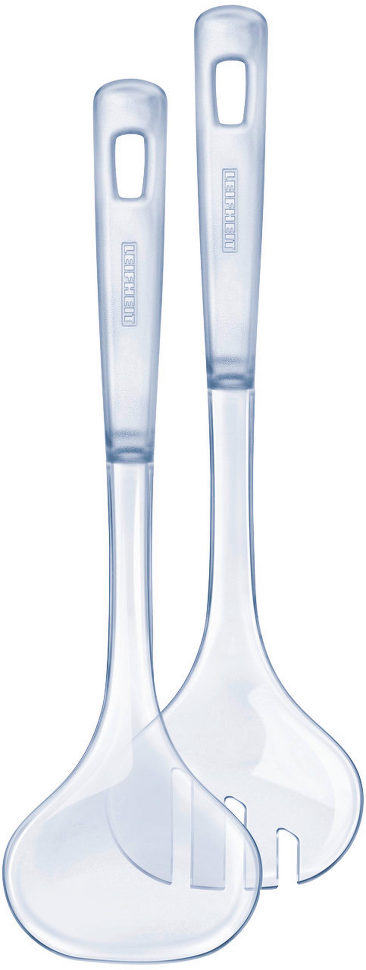 Salatbesteck Aus Kunststoff 2--Teilig., Transparent - Transparent, Basics, Kunststoff (9/30cm) - Leifheit