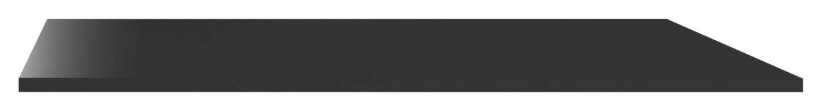 Oberplatte Anthrazit Hochglanz Passt Zu Unit Elements 2-Türig - Anthrazit, MODERN, Holzwerkstoff (91,2/42/1,6cm) - Ondega