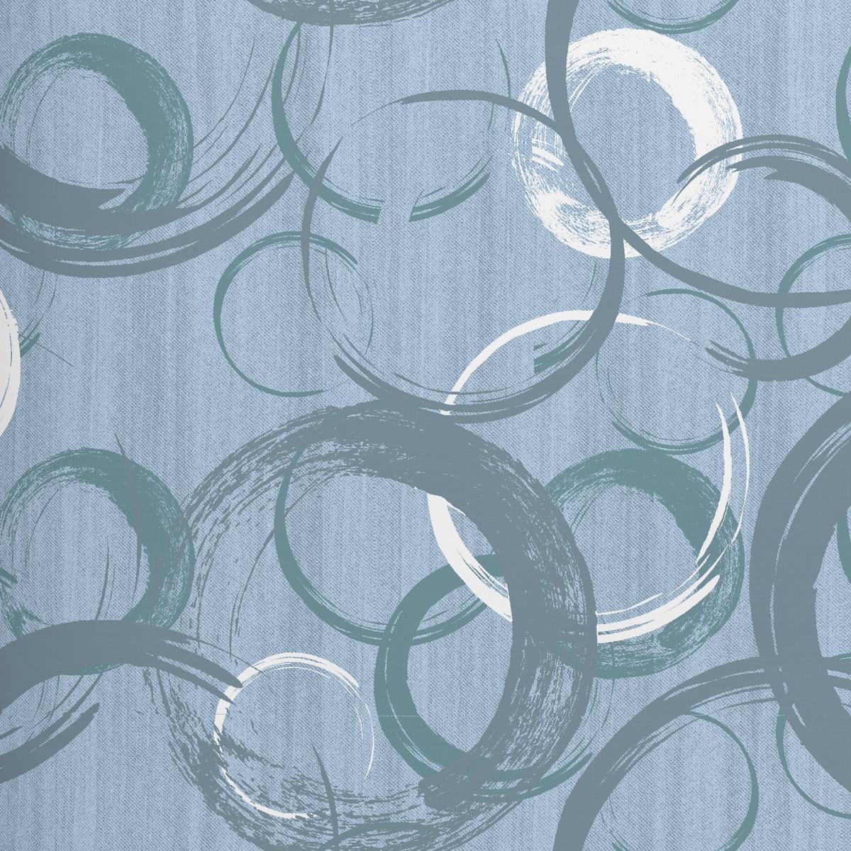 POVLEČENÍ NEW CIRCLES - modrá, textil (140/200cm) - Modern Living
