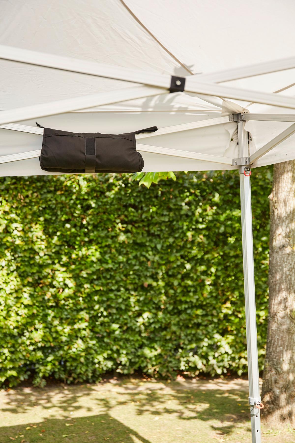 Pavillon Beschwerung Wetterfest - Schwarz, MODERN, Kunststoff (52,5/25/53cm) - Siena Garden