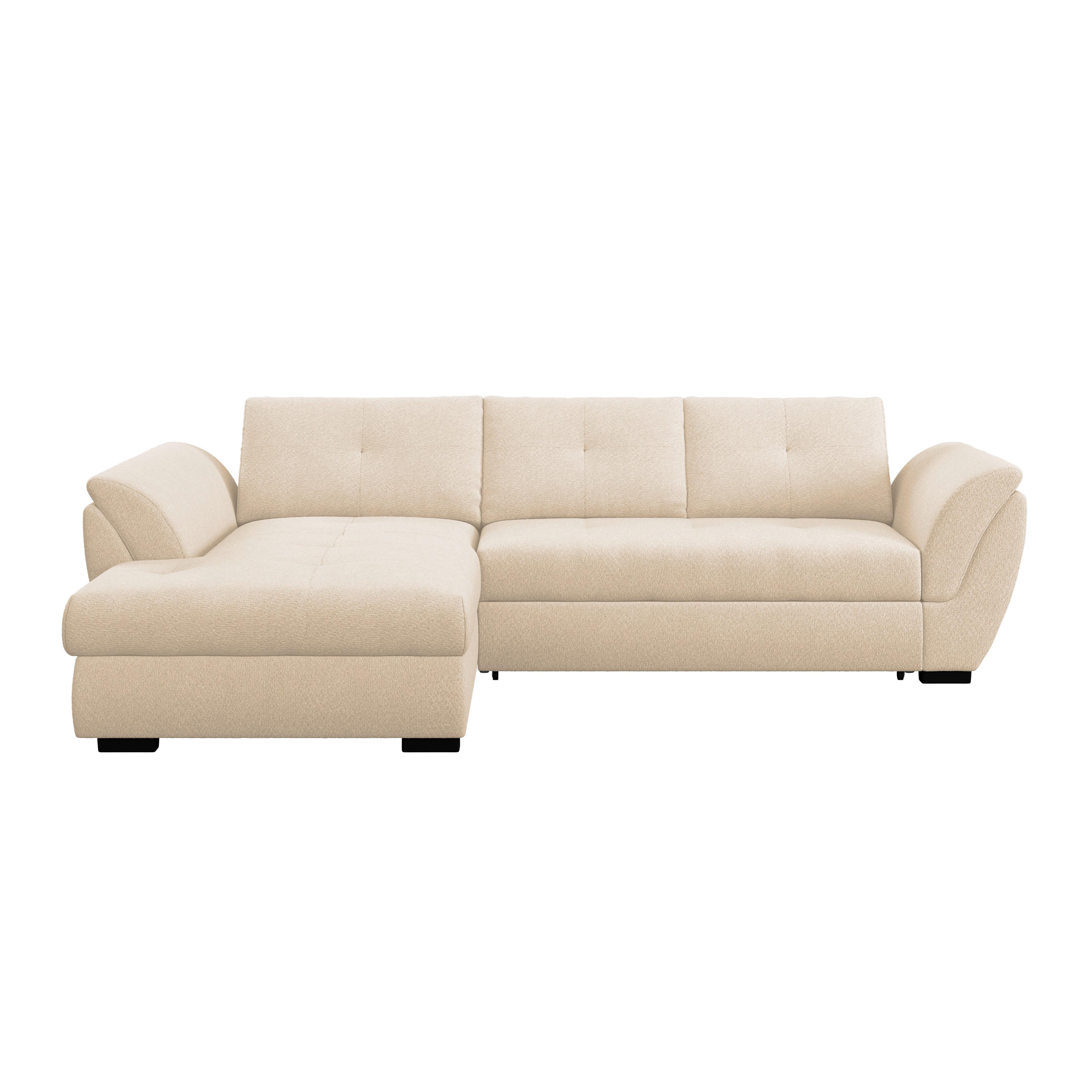 Ecksofa Berisso new beige, 187x278 cm
