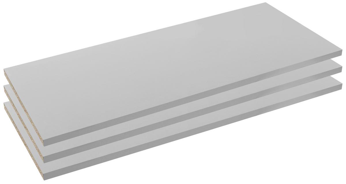 VKLÁDACÍ POLICE NEKTARIUS - šedá, Moderní, kompozitní dřevo (47,8/42/2,2cm)