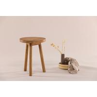 Hocker Bohus - Braun, Design, Holz (33/45/33cm) - Livetastic