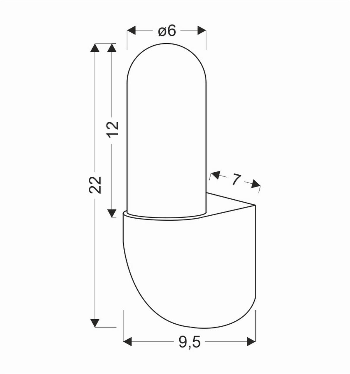 LED-Außenleuchte 21-32232 - Schwarz, KONVENTIONELL, Metall (7/9.5/22cm)