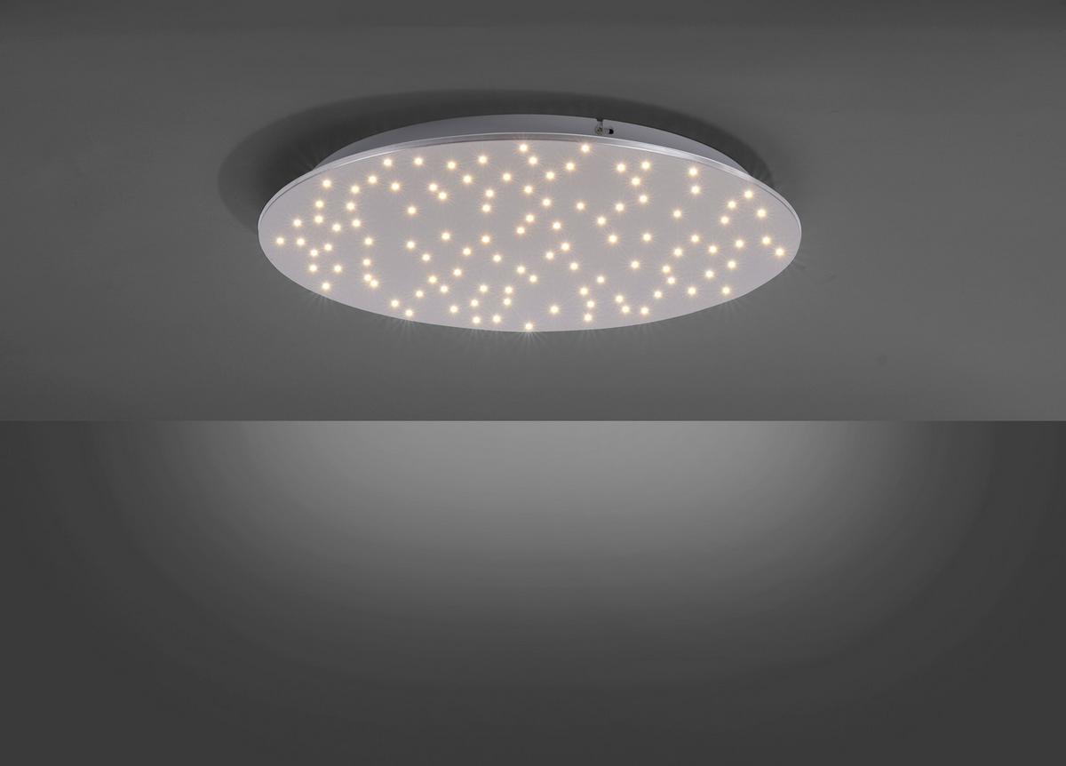 LED-Deckenleuchte Sparkle Ø 48 cm mit Farbwechsler - Silberfarben, Design, Metall (48/4cm)
