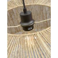 Függőlámpa Iguazu/h/6025/n - fekete/világosbarna, Natur, műanyag/természetes anyagok (60/27cm) - Good & Mojo