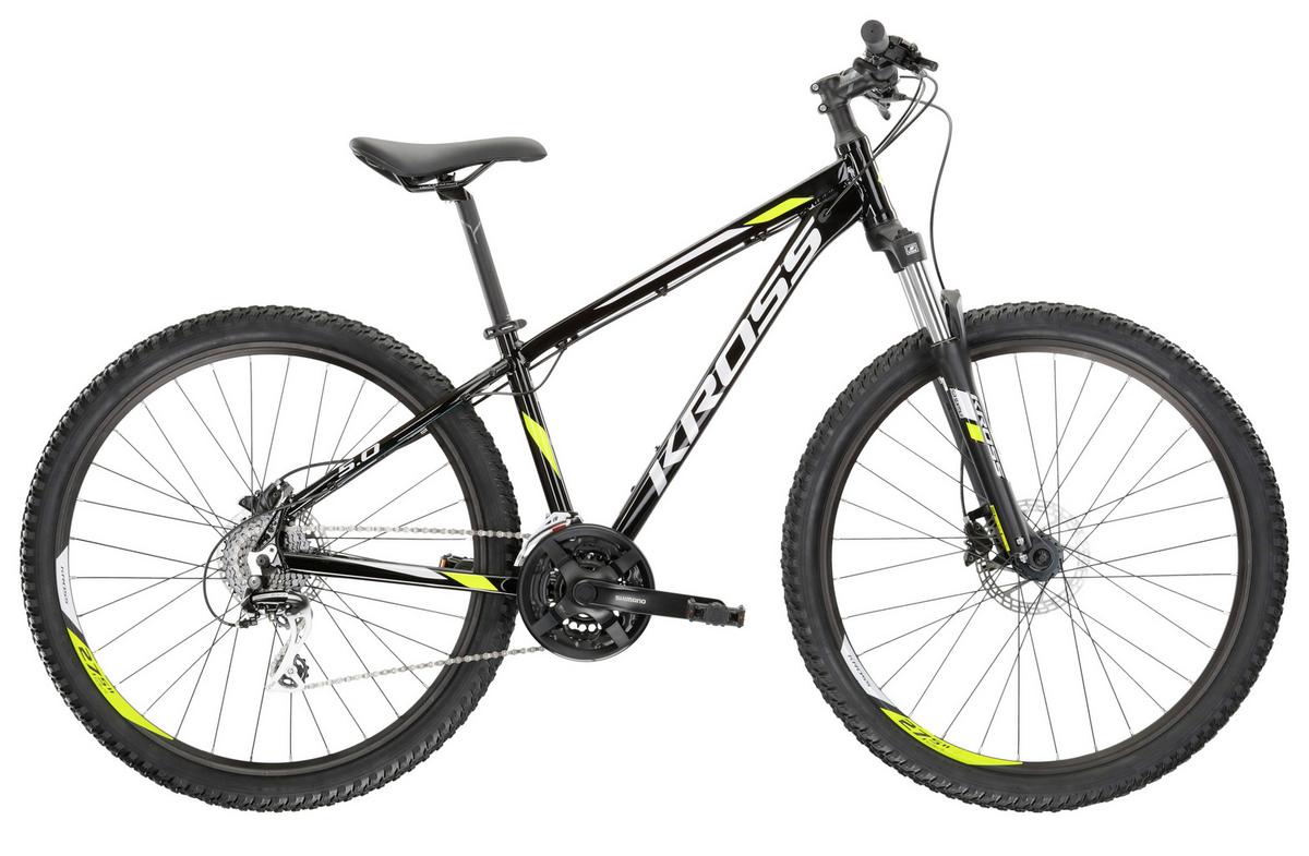 Mountainbike Kross Hexagon 5.0 2023 Rh-S - Gelb/Schwarz, KONVENTIONELL, Metall (180/50/110cm)