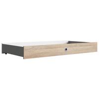 Ágyfiók Billund - tölgyfa/fehér, Modern, faalapú anyag/fa (140/16/70cm) - MID.YOU